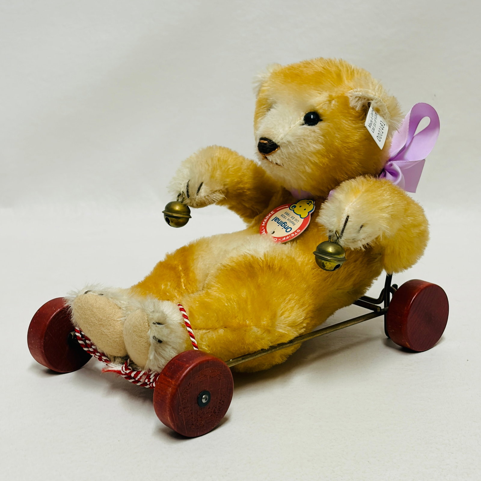 Steiff 1939 Teddy Bear Baby with Wagon, Limited Edition, replica (1 of 8)