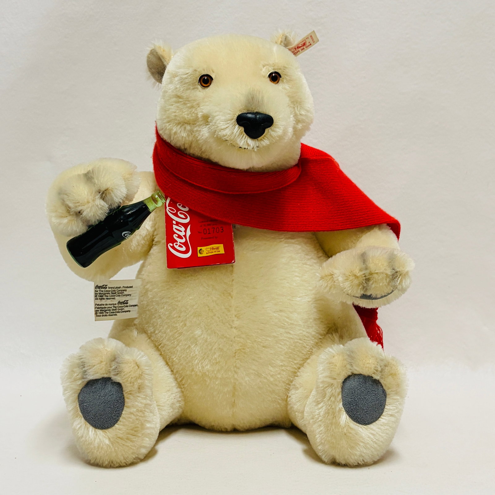 Steiff 1999 Limited Edition Coco-Cola Polar Bear (1 of 9)