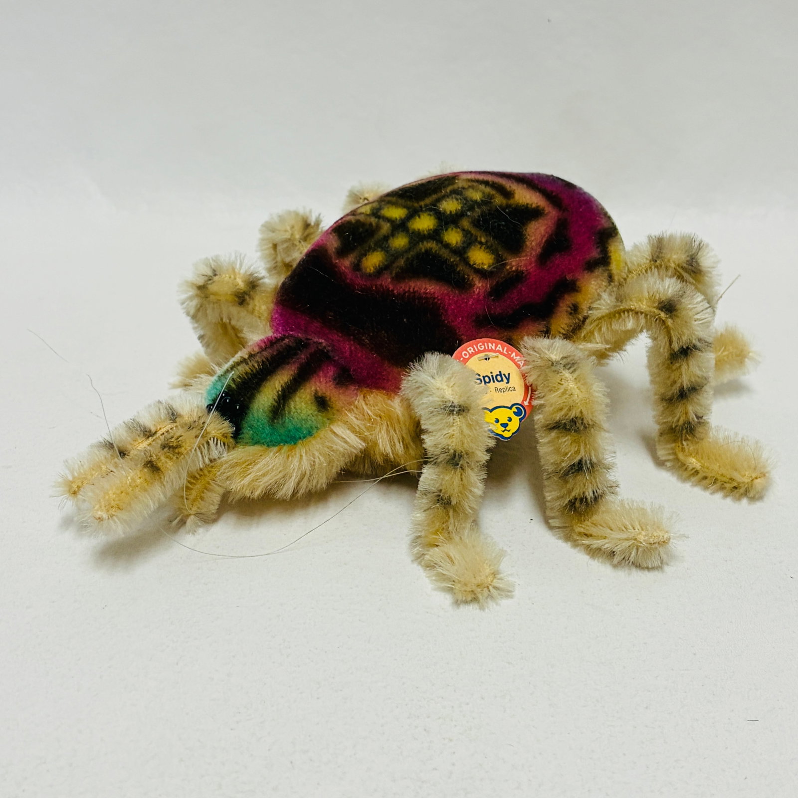 Steiff 1960 Mohair Spidy Spider, replica (1 of 7)