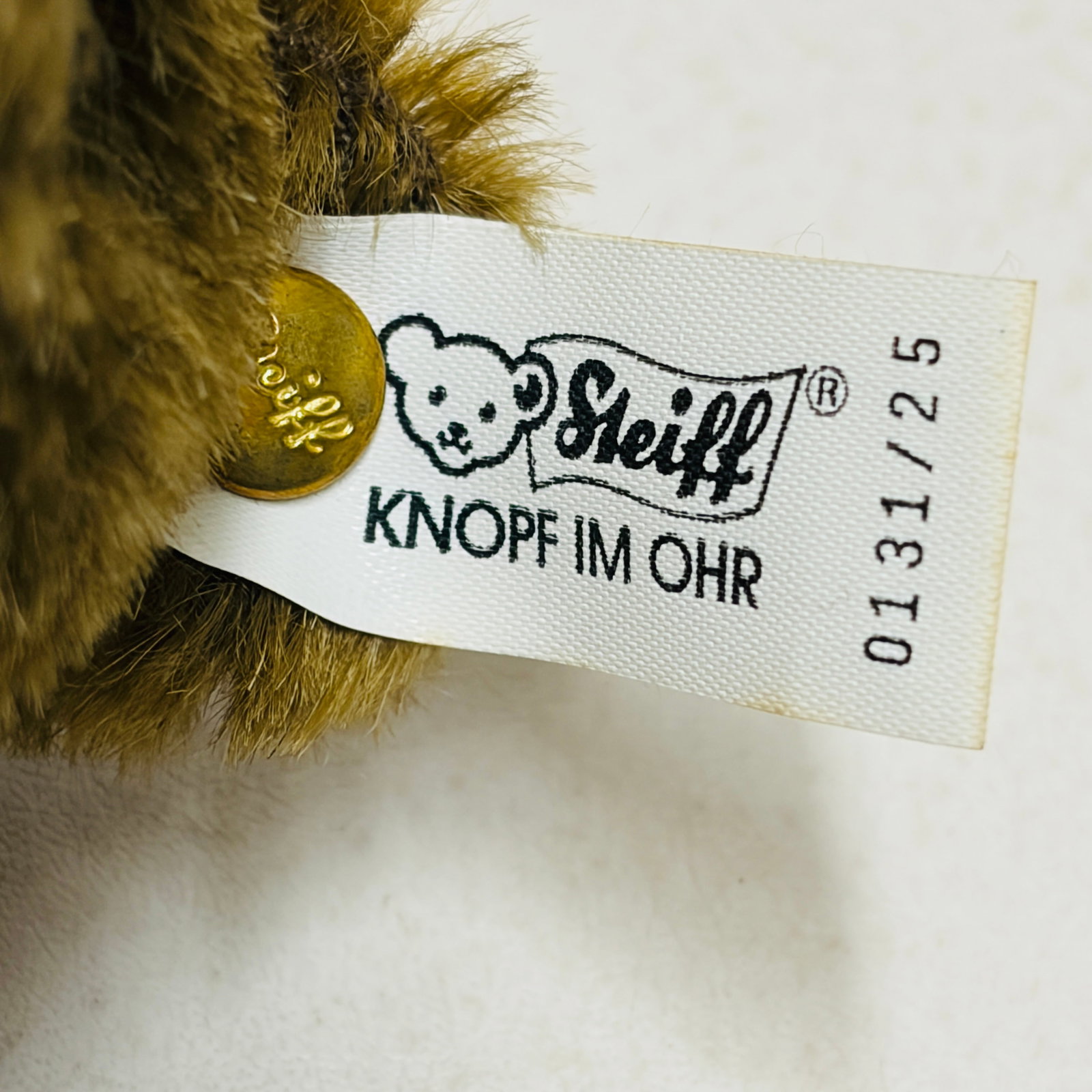 Signed Steiff Teddy Bear - 8