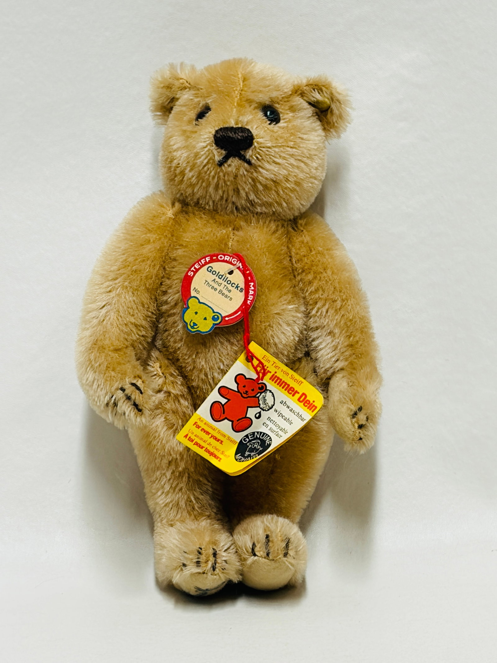 Signed Steiff Goldilocks Teddy Bear (1 of 9)