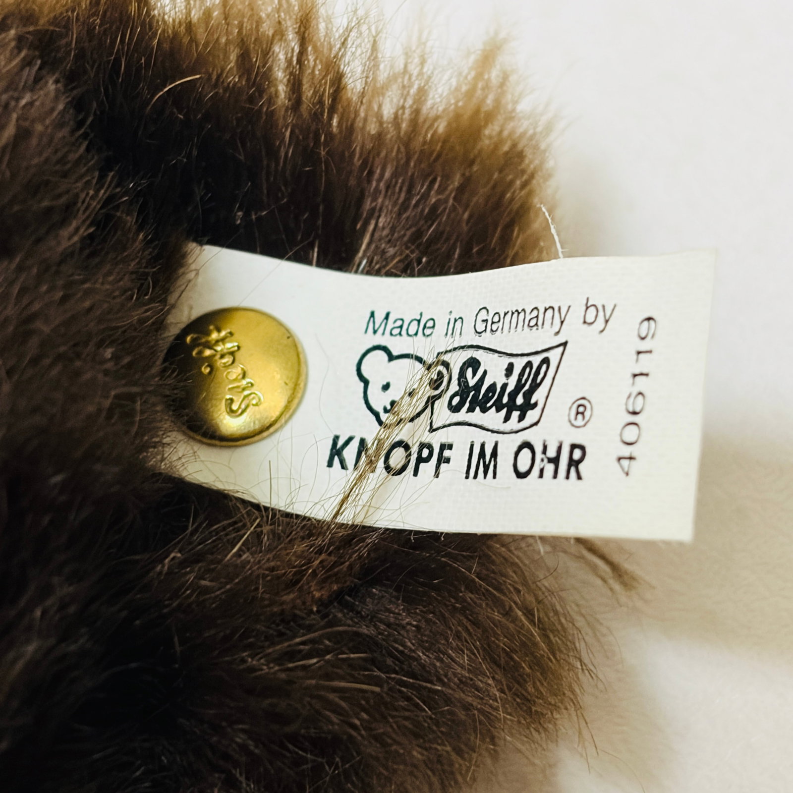 Steiff 1908 Muzzle Bear, Limited Edition, replica - 5