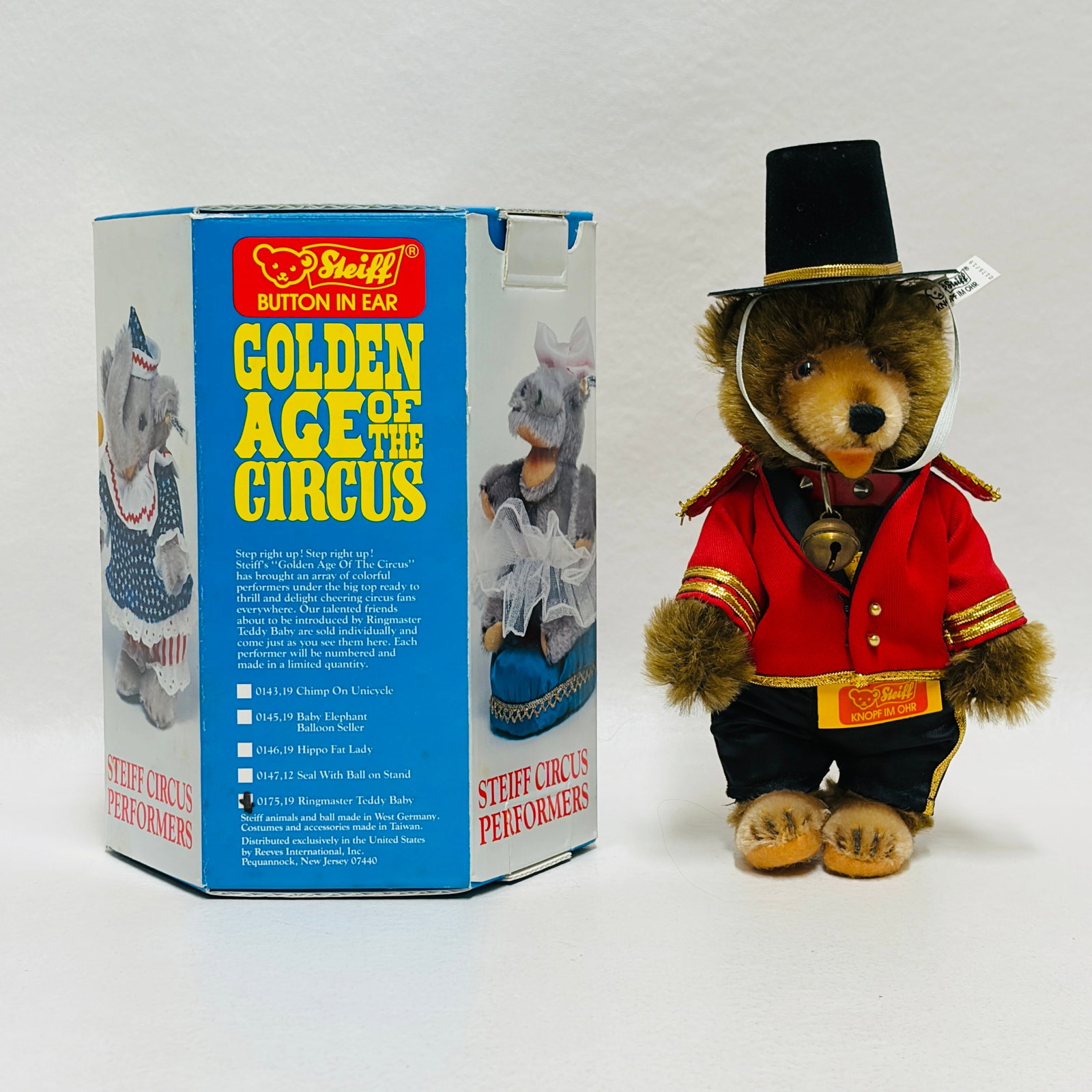 Steiff Golden Age of the Circus with Mohair Ringmaster Teddy Bear, LE (1 of 9)