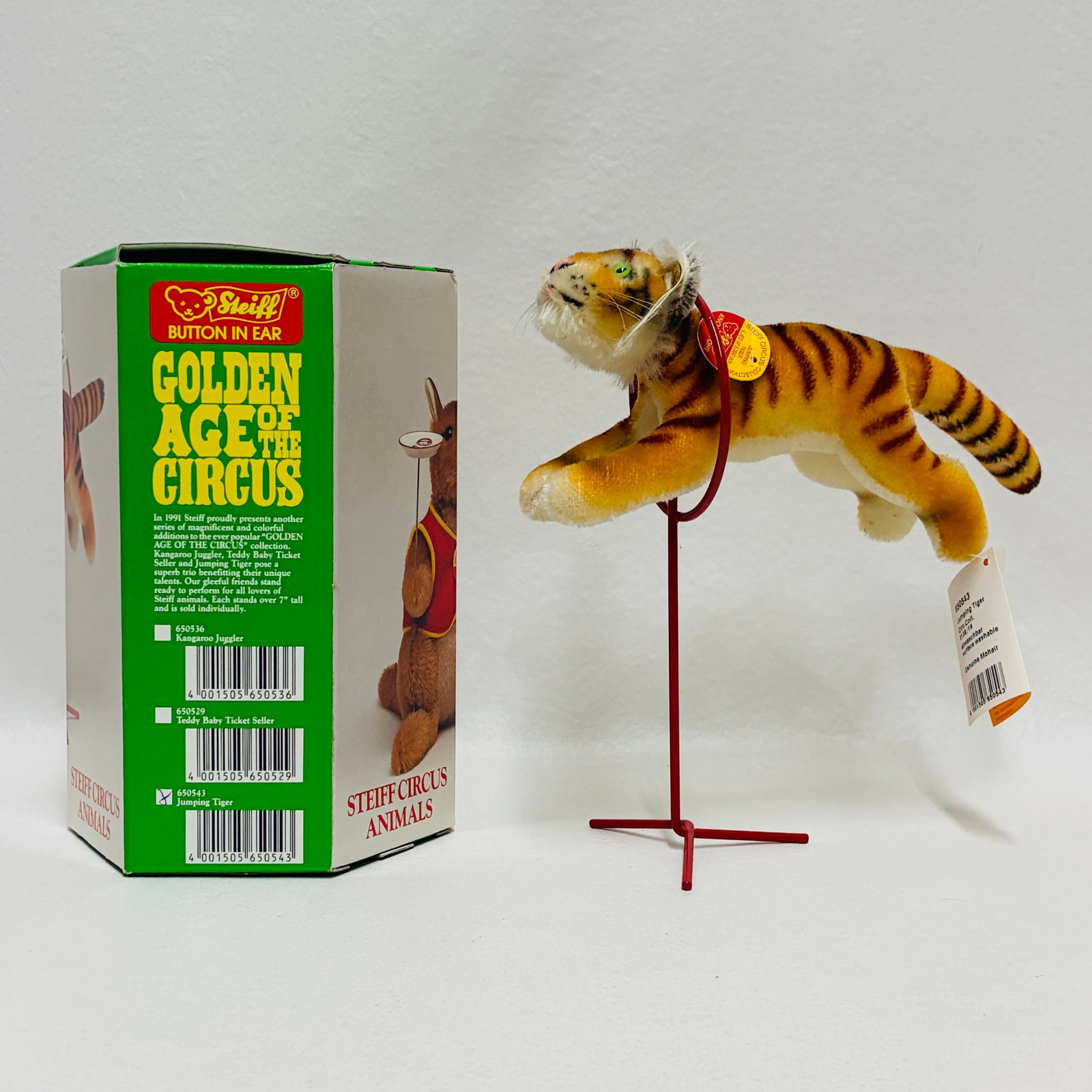 Steiff Golden Age of the Circus with Mohair Jumping Tiger, LE (1 of 10)