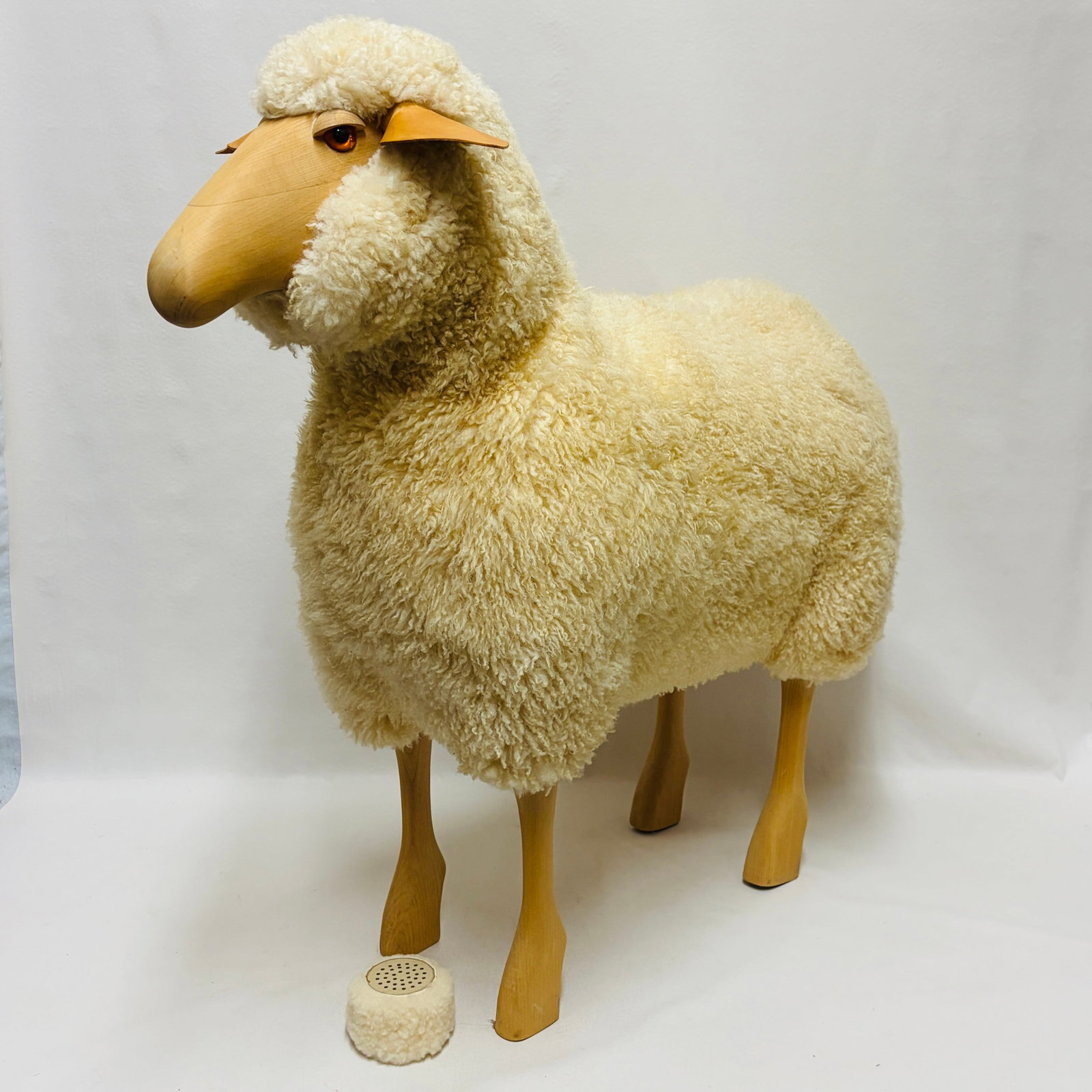 Large Hanns Peter Krafft Standing Sheep with voice box (1 of 9)