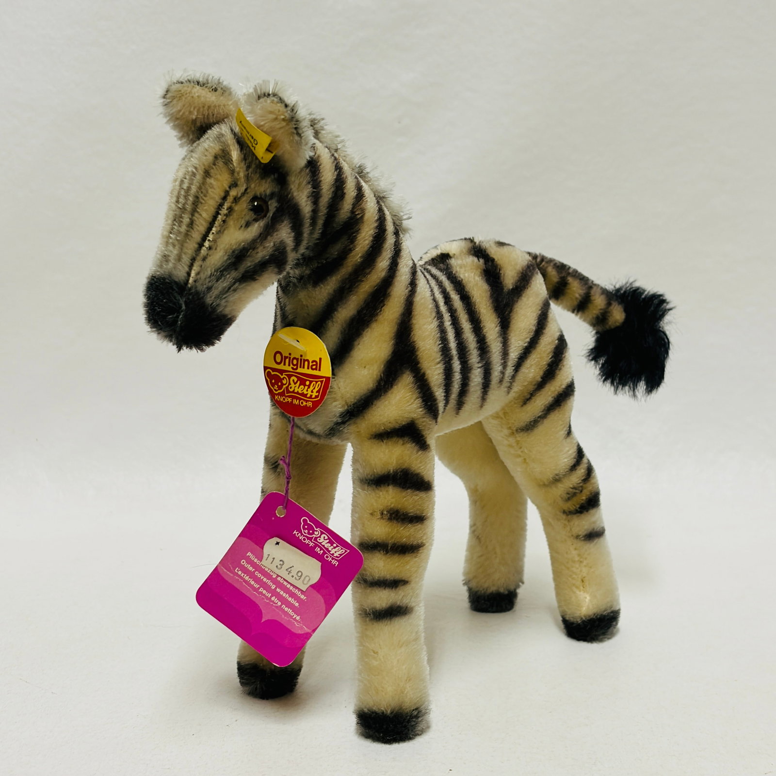 Steiff Mohair Zebra (1 of 9)