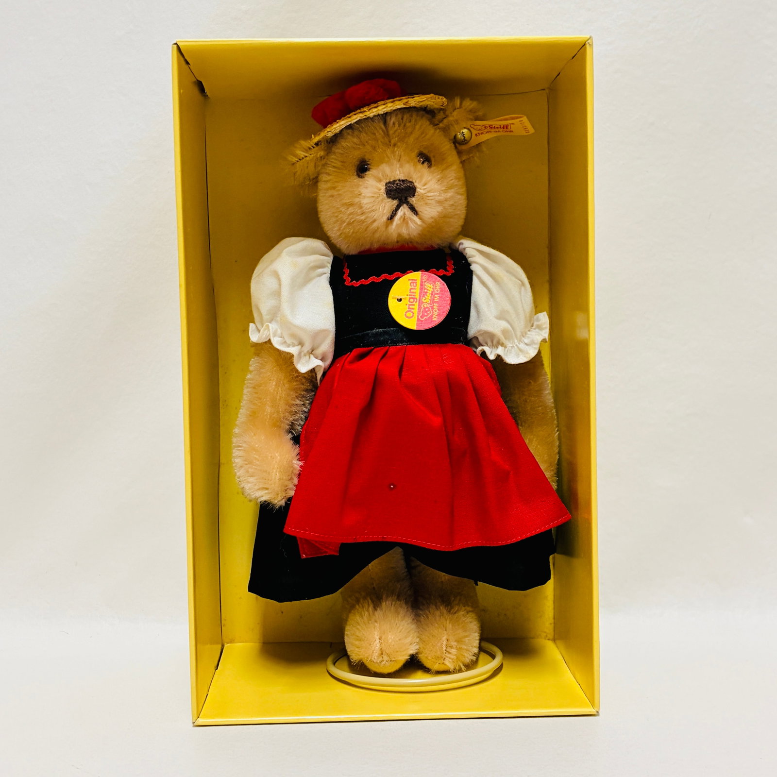 Steiff Teddy Bear in Traditional German Black Forest Outfit (1 of 6)