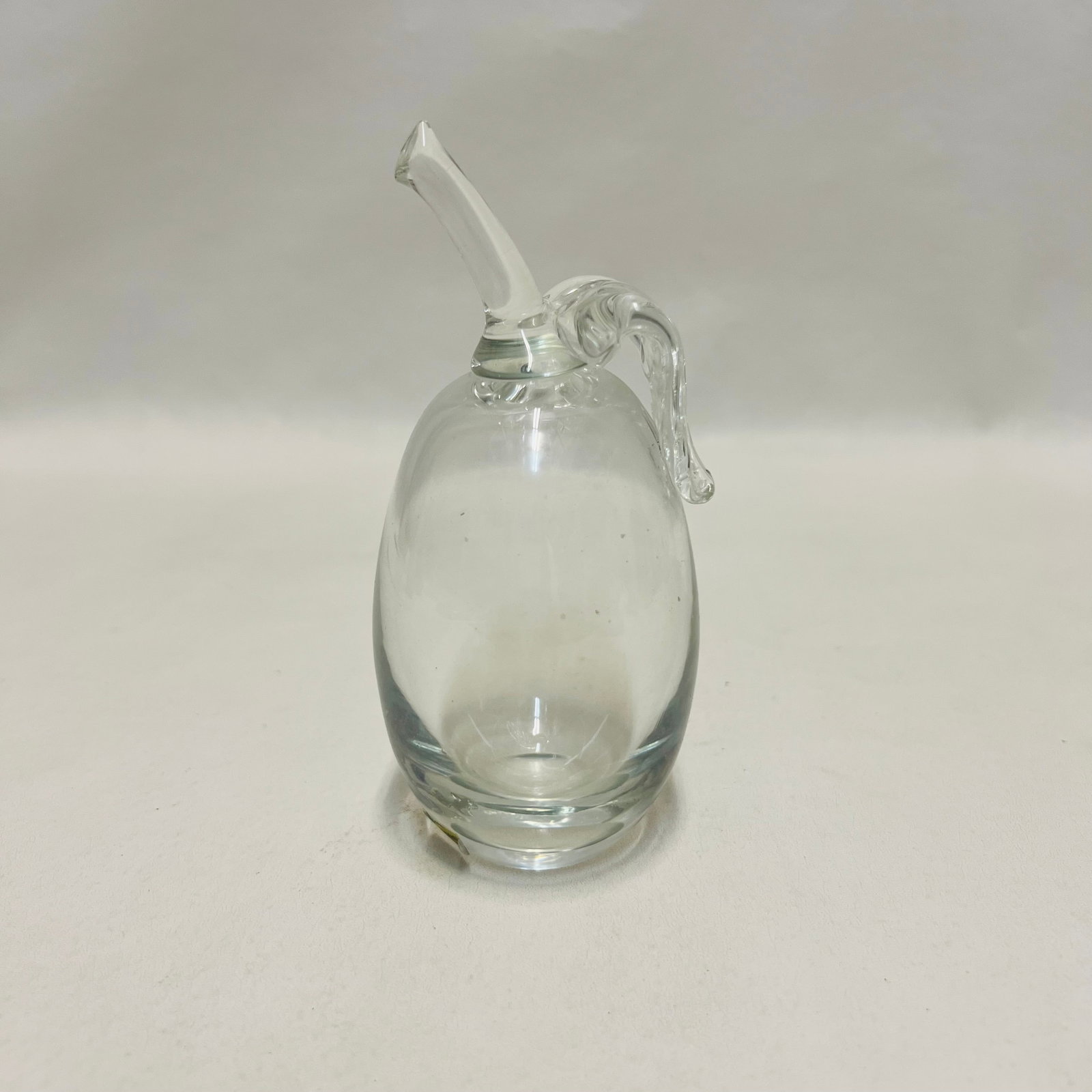 Adam Jablonski Signed Clear Art Glass Fruit Gourd Paperweight (1 of 4)