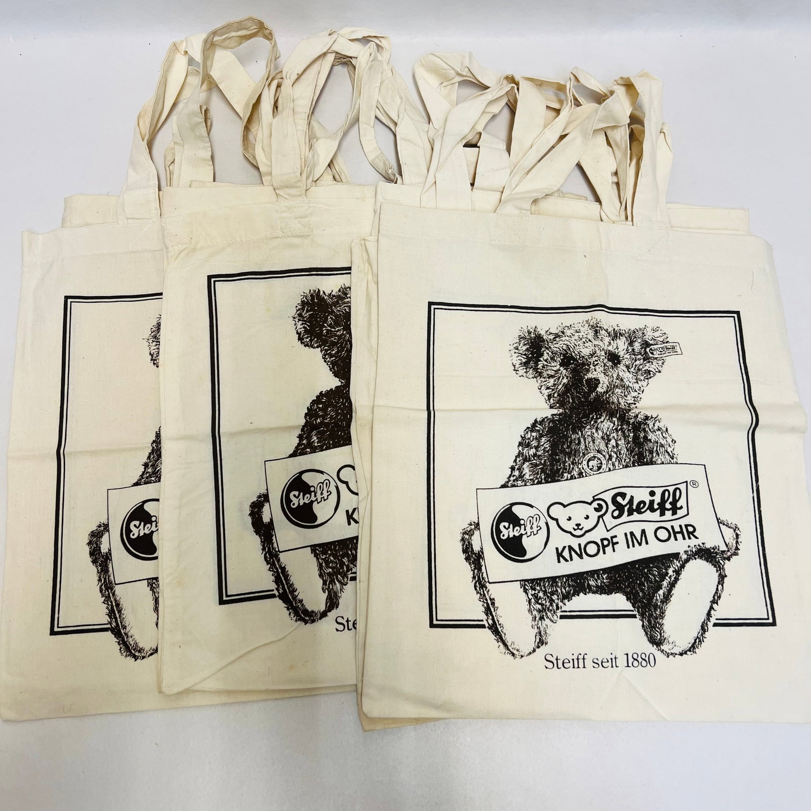 Vintage Steiff Teddy Bear Advertising Tote Bag Collection (1 of 1)