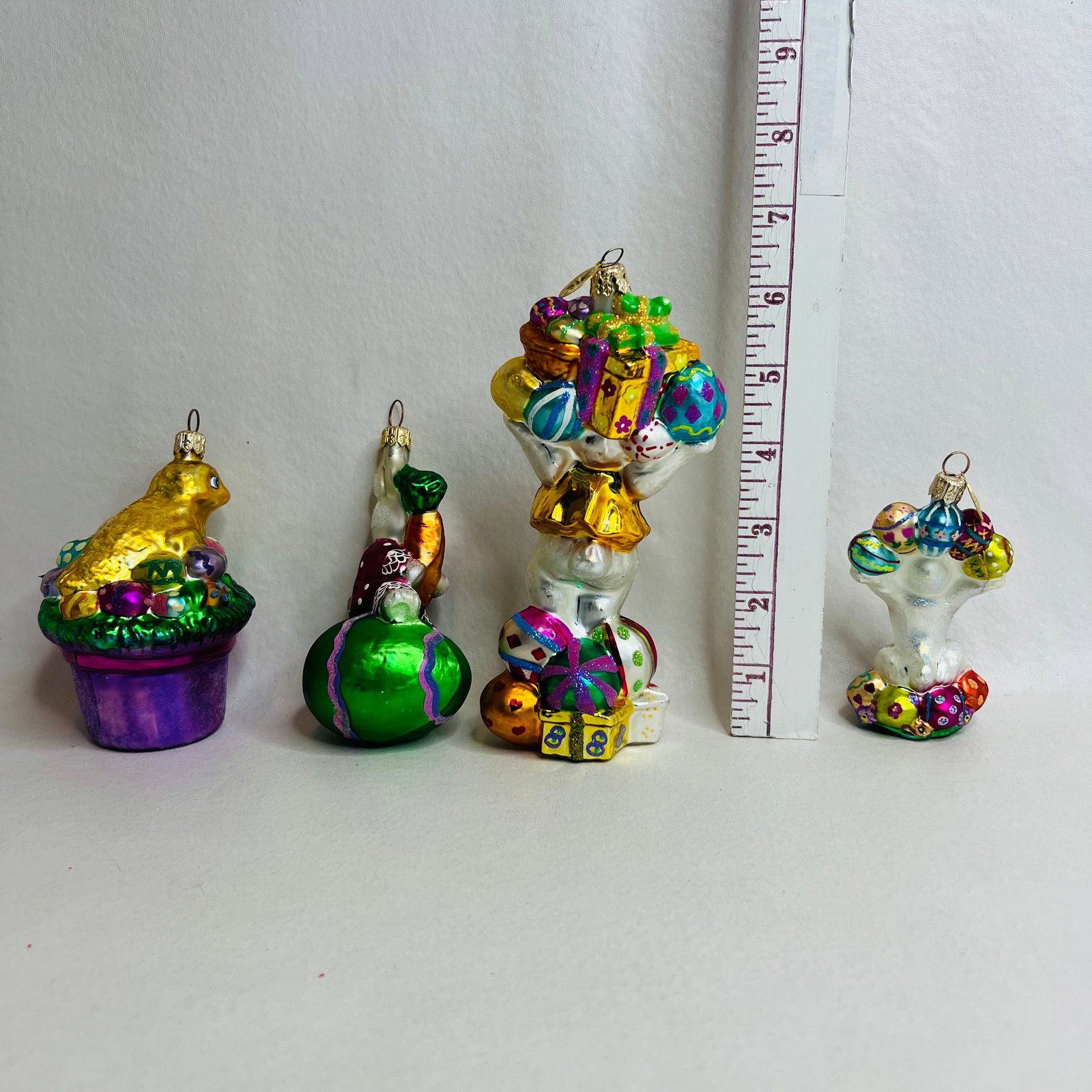 Four Christopher Radko Easter Ornaments - 2