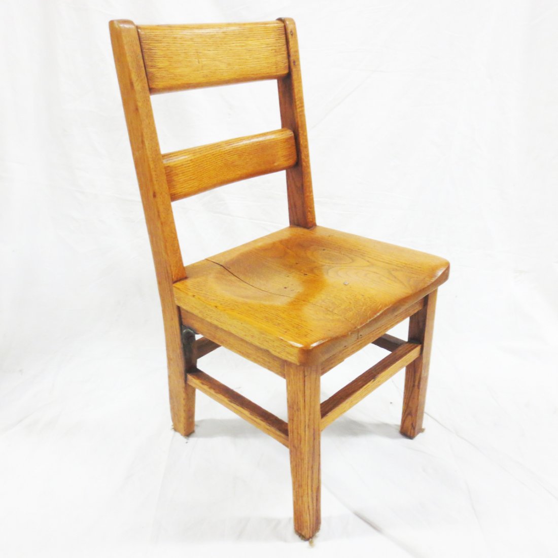 Milton Bradley Co. Oak Child's Chair