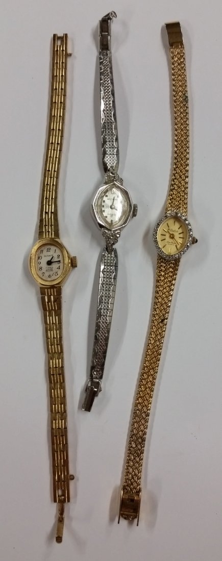 Watches: Waltham 17 Jewels Inca bloc and Two (2): Watches: Waltham 17 Jewels Inca bloc and Two (2) Dufonte Lucien Piccard , Dufonte by Lucien Piccard 17 jewels (no glass)