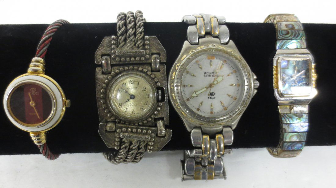 Watches: Vendome, Gucci, Fossil, Abalone: Watches: Vendome, Gucci, Fossil, Abalone
