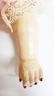 Two (2) antique paper mache dolls - 4