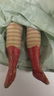 Two (2) antique paper mache dolls - 8