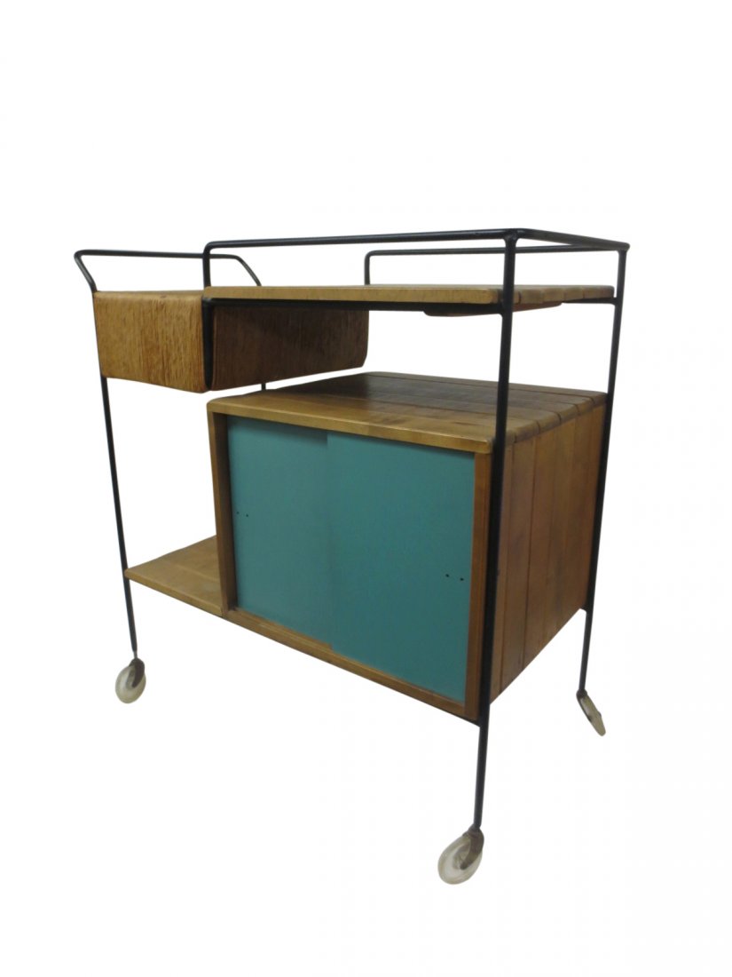 Mid-Century Arthur Umanoff  Bar Cart (1 of 7)