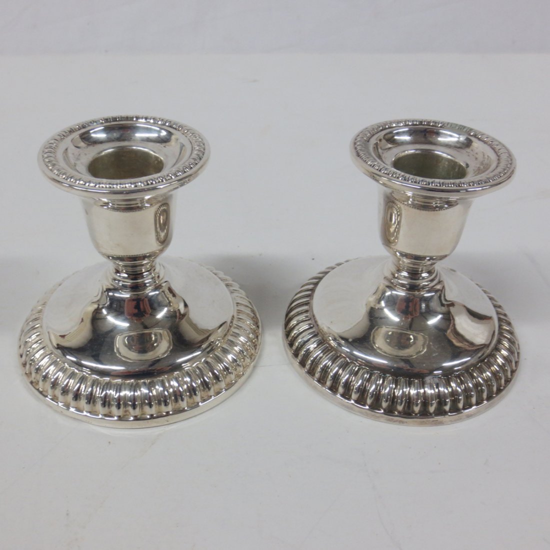 Pr. Sterling Silver candleholders (1 of 2)
