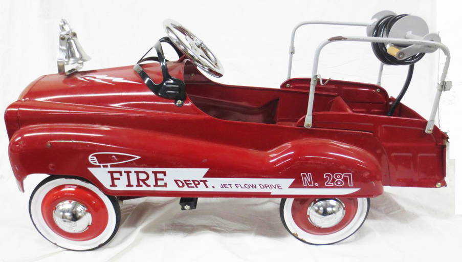 Red Fire Engine Gearbox Pedal Car Company Cedar Rapids Feb 06, 2016