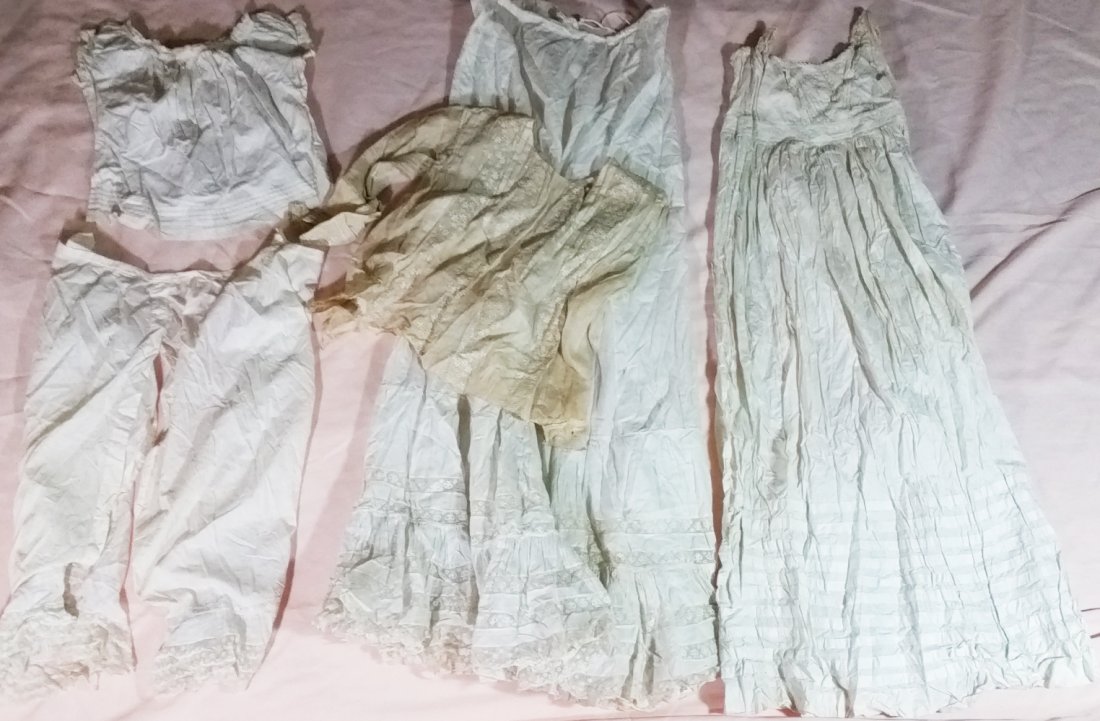 Victorian clothing, undergarments, hand work lace: Victorian clothing, undergarments, hand work lace