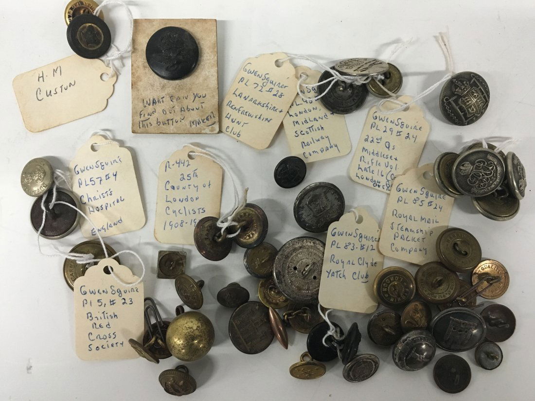 misc. Collection of Military buttons, London cyclists, (1 of 6)