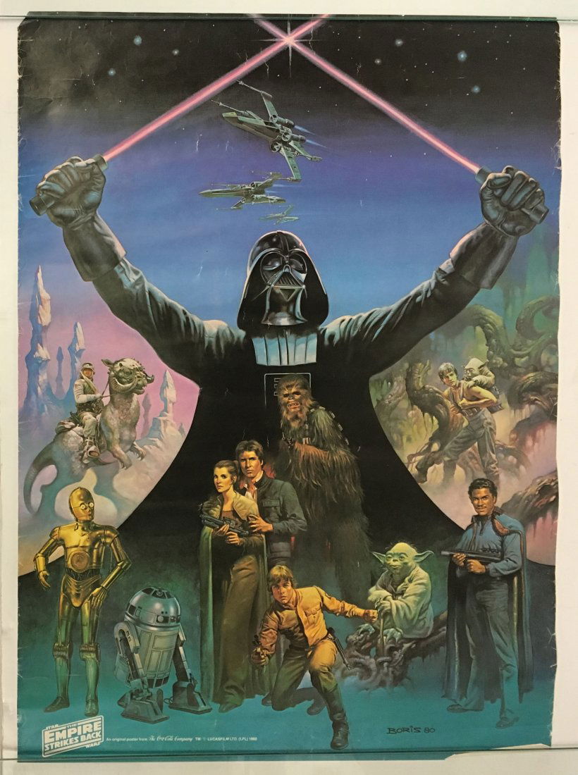 Empire Strikes Back Movie Poster, 1980 (1 of 4)