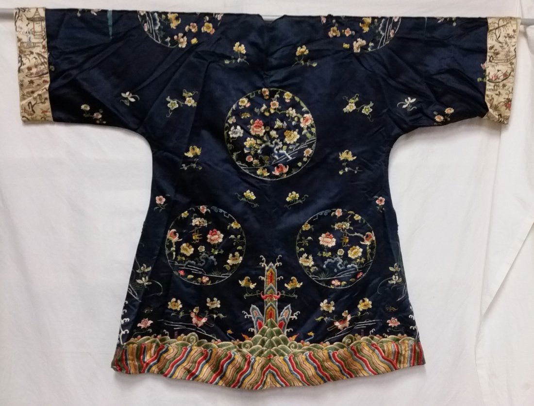 Antique Japanese Silk Embroidered Kimono (1 of 10)