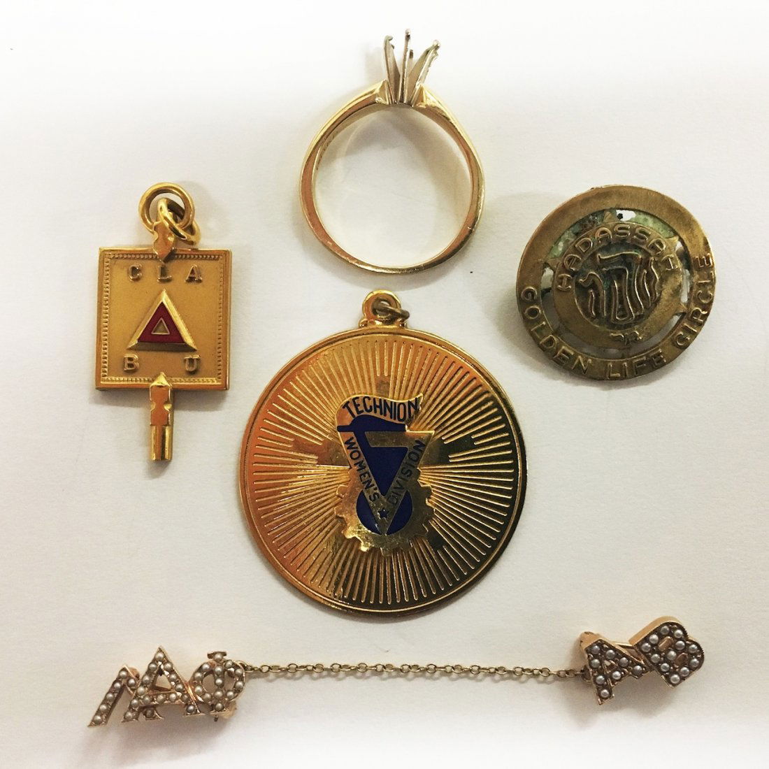 10K Gold pins and pendants (1 of 5)