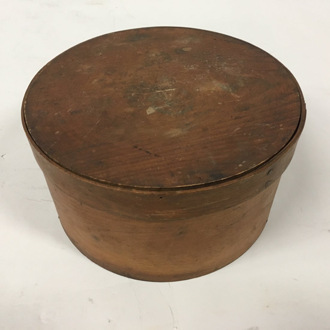 Primitive Round Pantry Box in Original Paint (1 of 6)