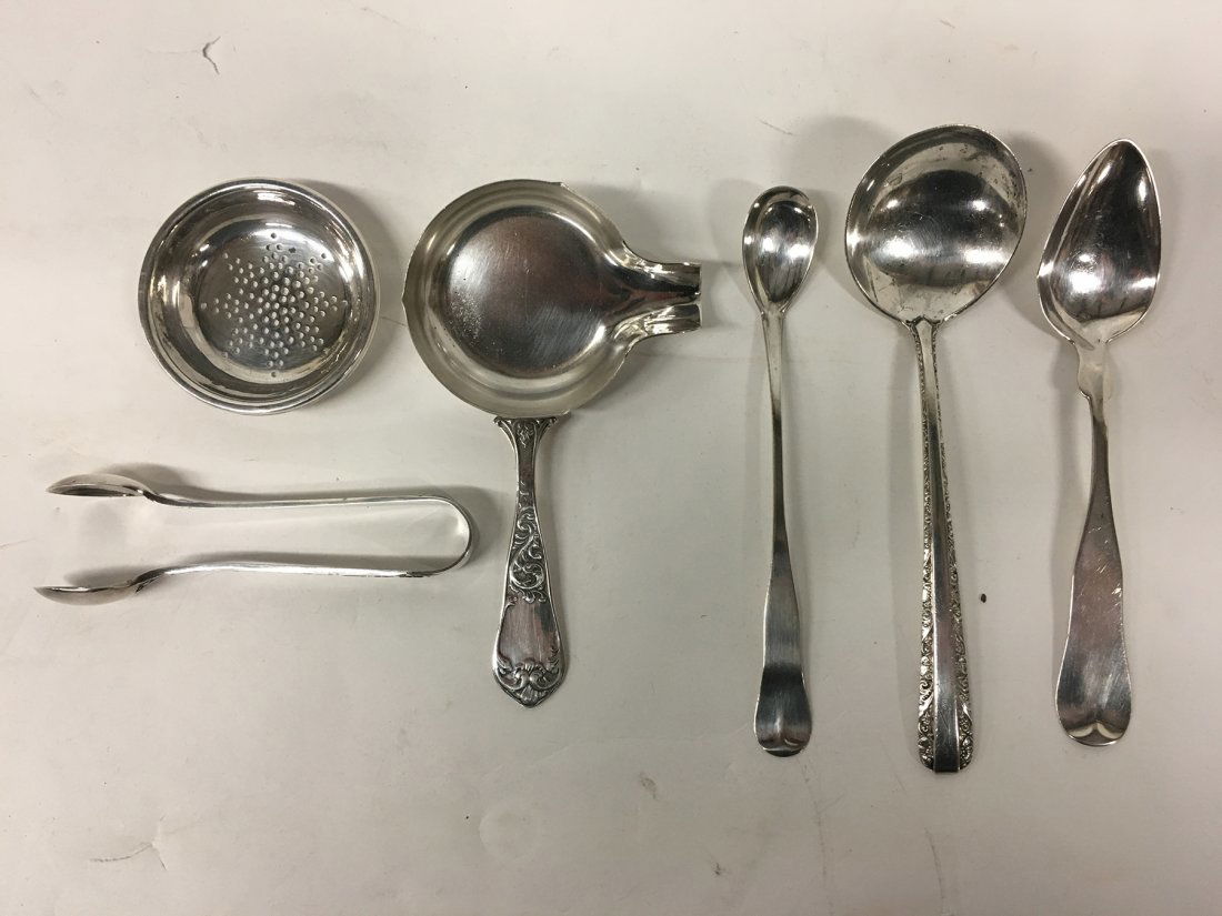 Six (6) Misc. Sterling Towle and Silver plate (1 of 8)