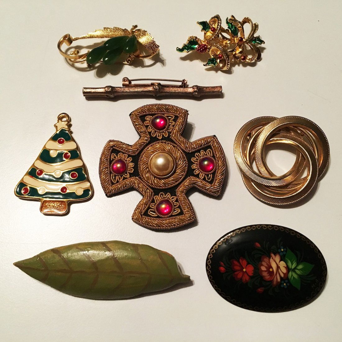 Pins and Broaches, Wallace Silversmiths, (1 of 5)