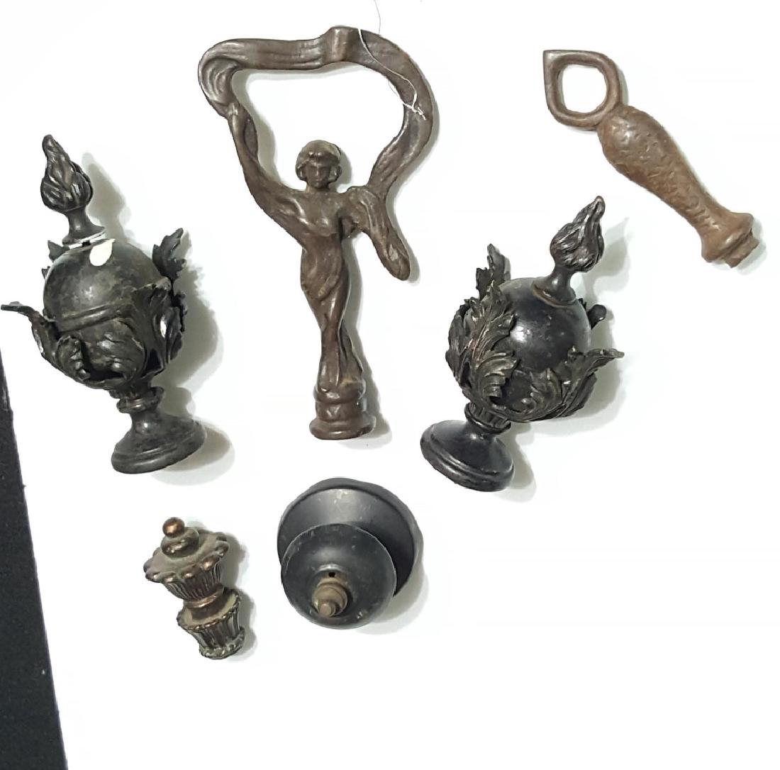 Collection of Finials; Art Nouveau Cast Iron &.... (1 of 1)