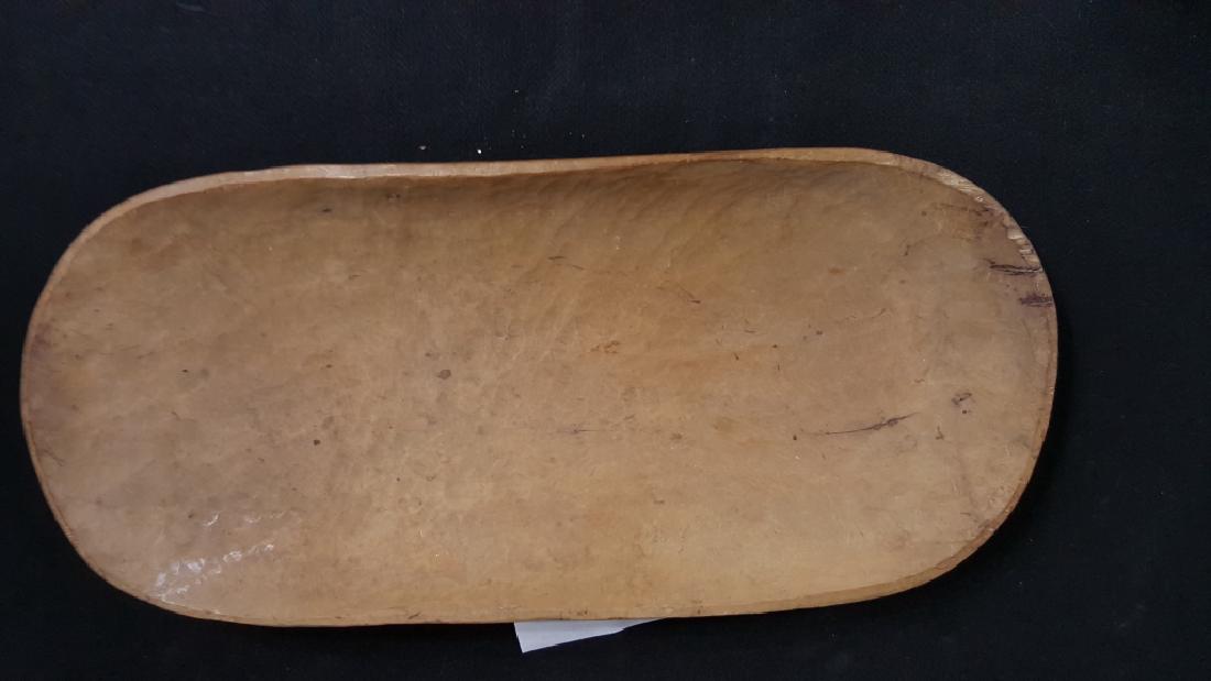 Large Carved wood Dough or Fruit Bowl (1 of 3)