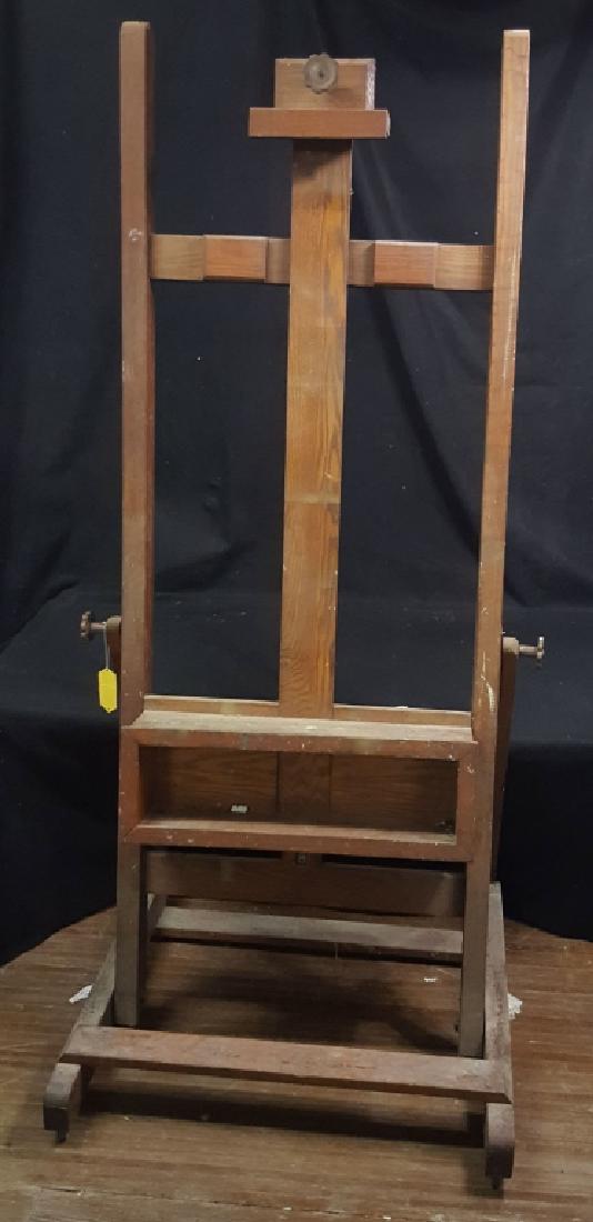 Large Wooden Artist Easel (1 of 4)