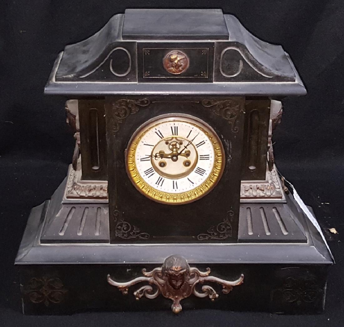 Large Antique Marti & Co Mantle Clock (1 of 7)