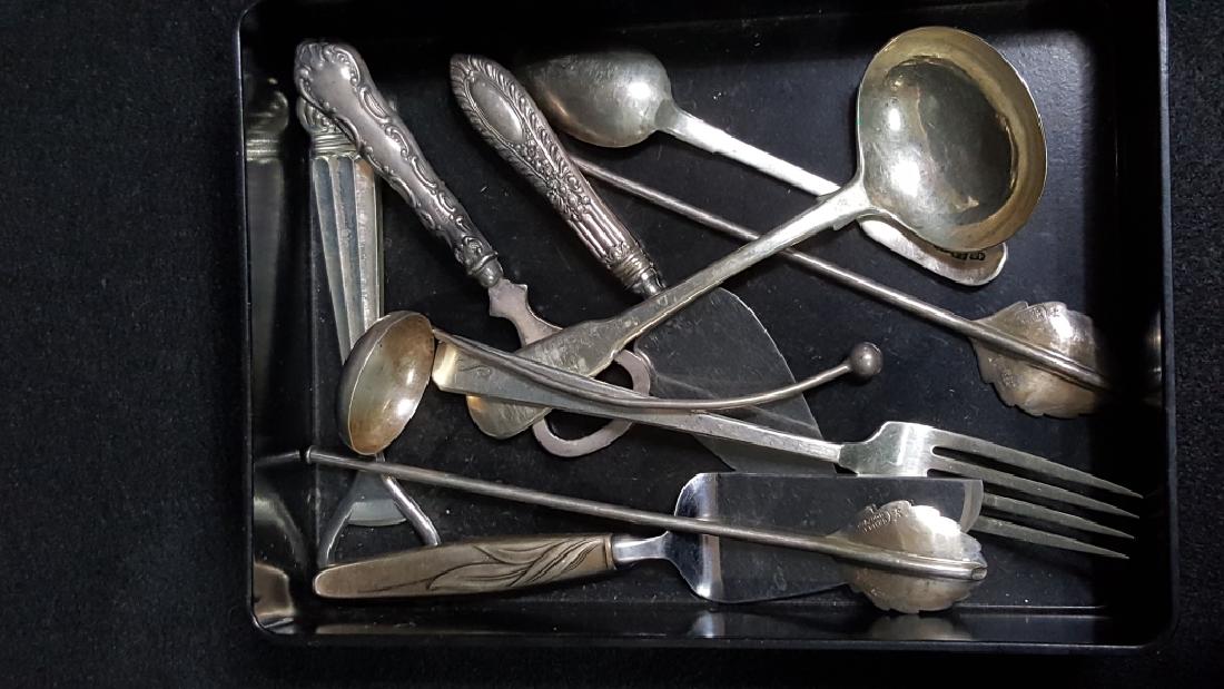Assorted Antique Sterling Silver Service Utensils (1 of 1)