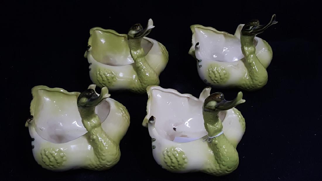 A Flock of Large USA Hull Pottery Duck Planters (1 of 4)