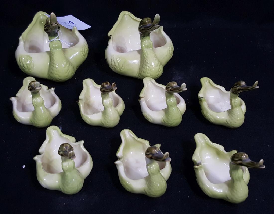 A Flock of Ducklings / Hull Pottery Duck Planters (1 of 4)