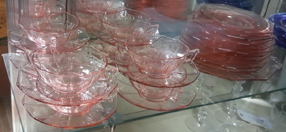 Iridescent Pink Depression Glassware (1 of 1)