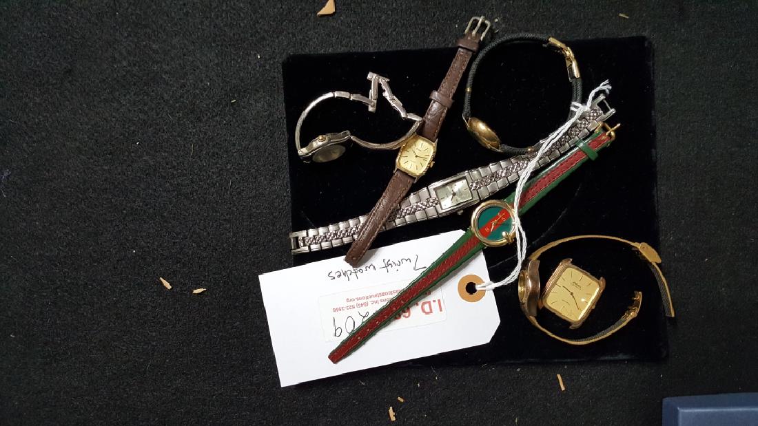 Womens Wrist Watch Collection: Wittnaur, Benrus, Anne Klein II, Seiko, Pulsar and (2) Gucci? watched.