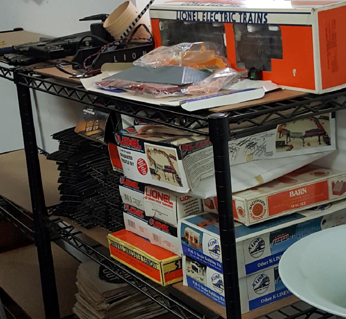 Lionel O-Gauge Collection with Original Boxes: A great set for the beginner or a fantastic edition to any growing collection. Complete with tracks, transformer buildings and the trains to make it all go. Most with original boxes and some are even