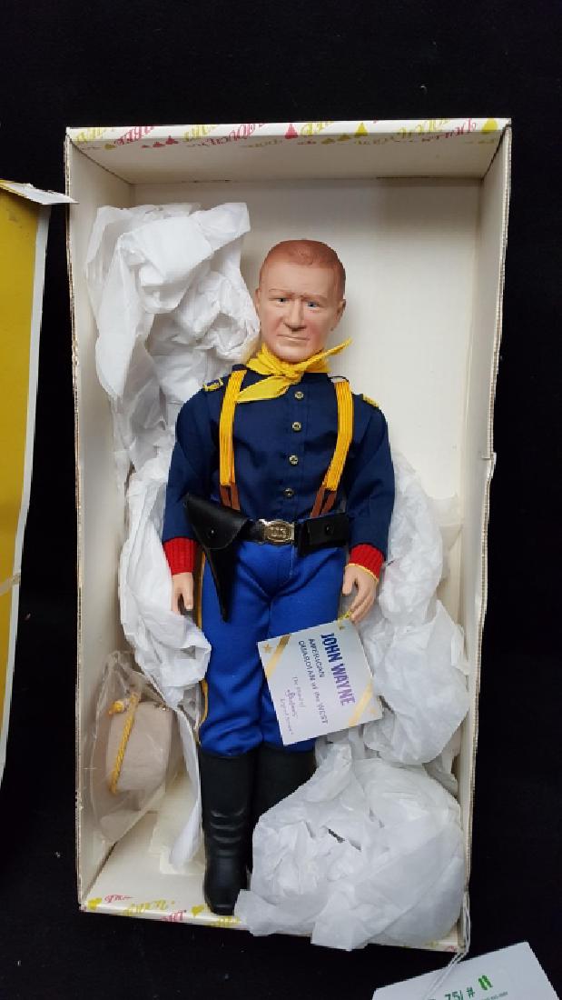 John Wayne American Guardian of the West Figure: John Wayne, from the Effanbee's Legend Series. 18" with original box.