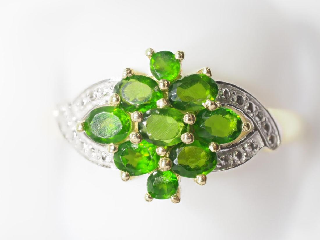 Sterling Silver Chrome Diopside Ring: Sterling Silver Natural Chrome Diopside (1.80ct) Ring. Insurance Value $880