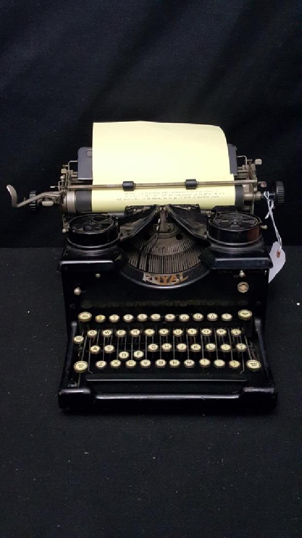 Royal 10 Typewriter with Beveled Glass Windows (1 of 2)