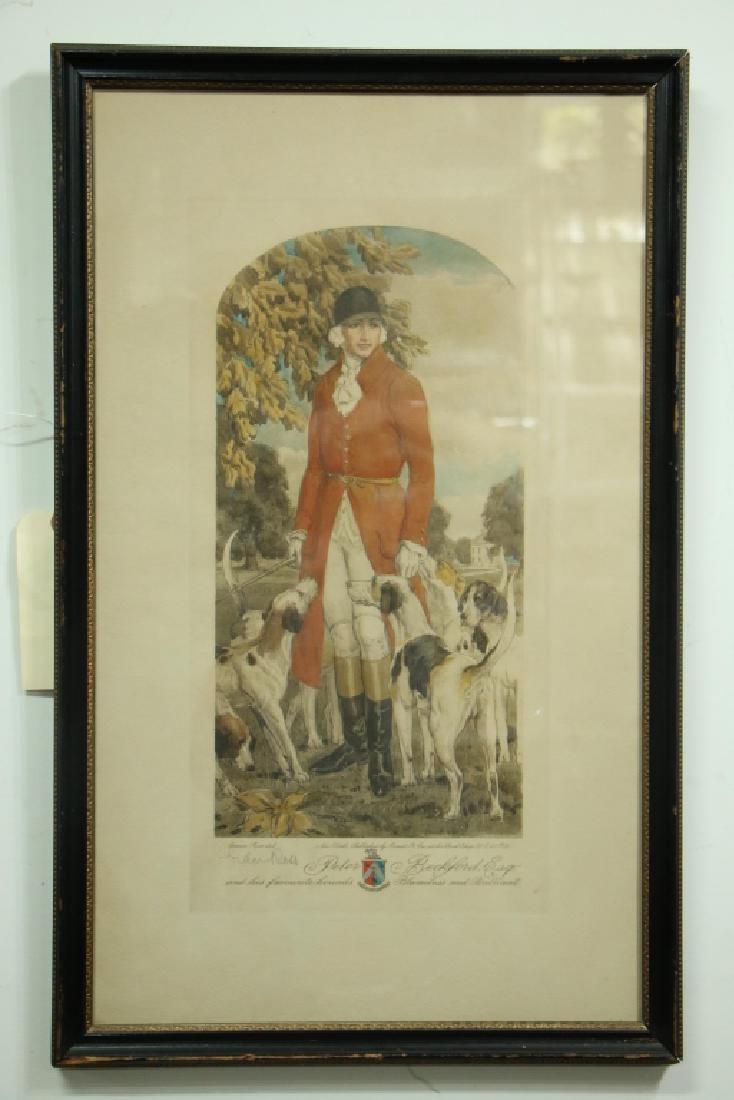 Vintage Gordon Ross Fox Hunting Print. (1 of 3)