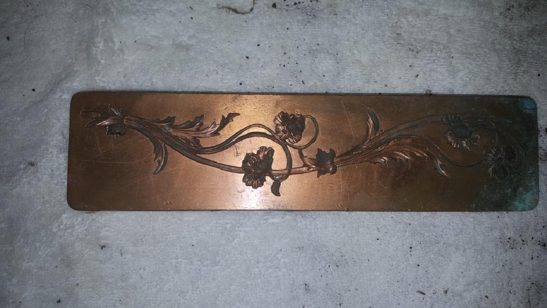 Early 19thC Copper and Lead Architectural Molds (1 of 2)