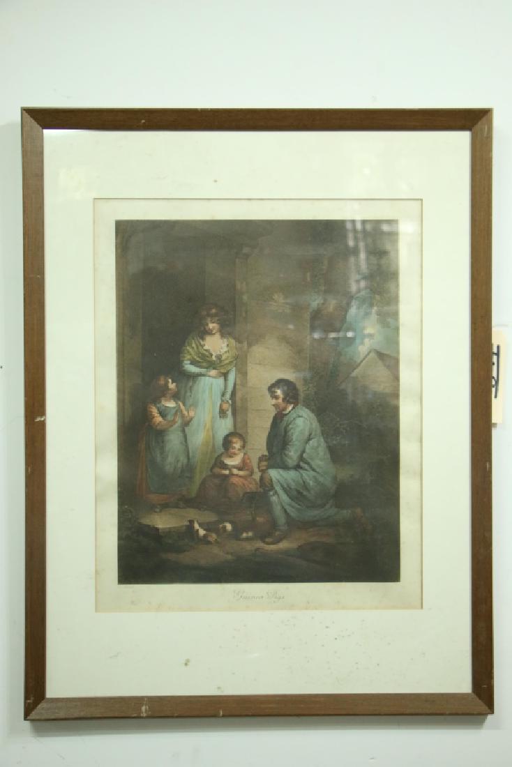 Antique Print. "Guinea Pigs". (1 of 4)