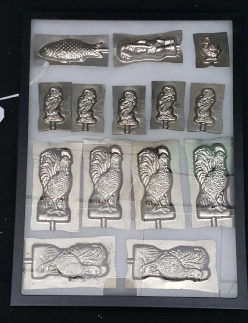 (26)Vintage Metal Candy, Lollipop, Chocolate Molds (1 of 1)