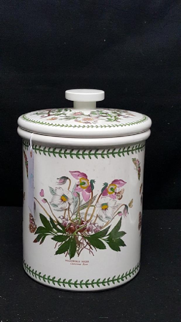Portmeirion Huge Covered Canister Christmas Rose (1 of 4)
