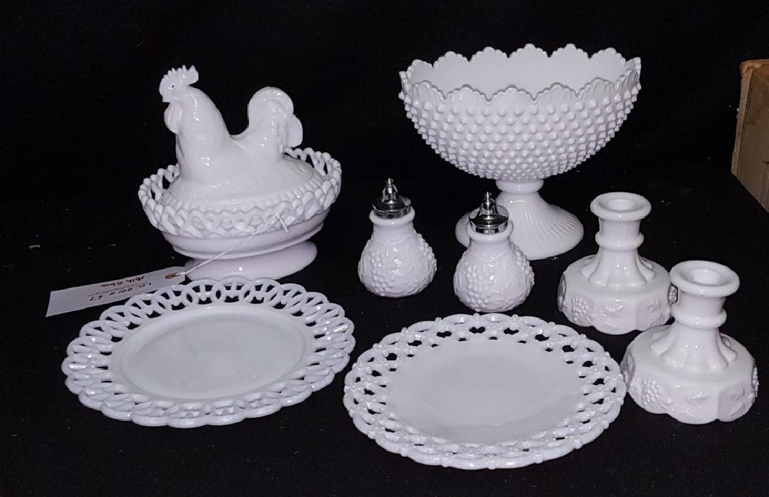 Hobnail Milk Glass Collection (1 of 2)