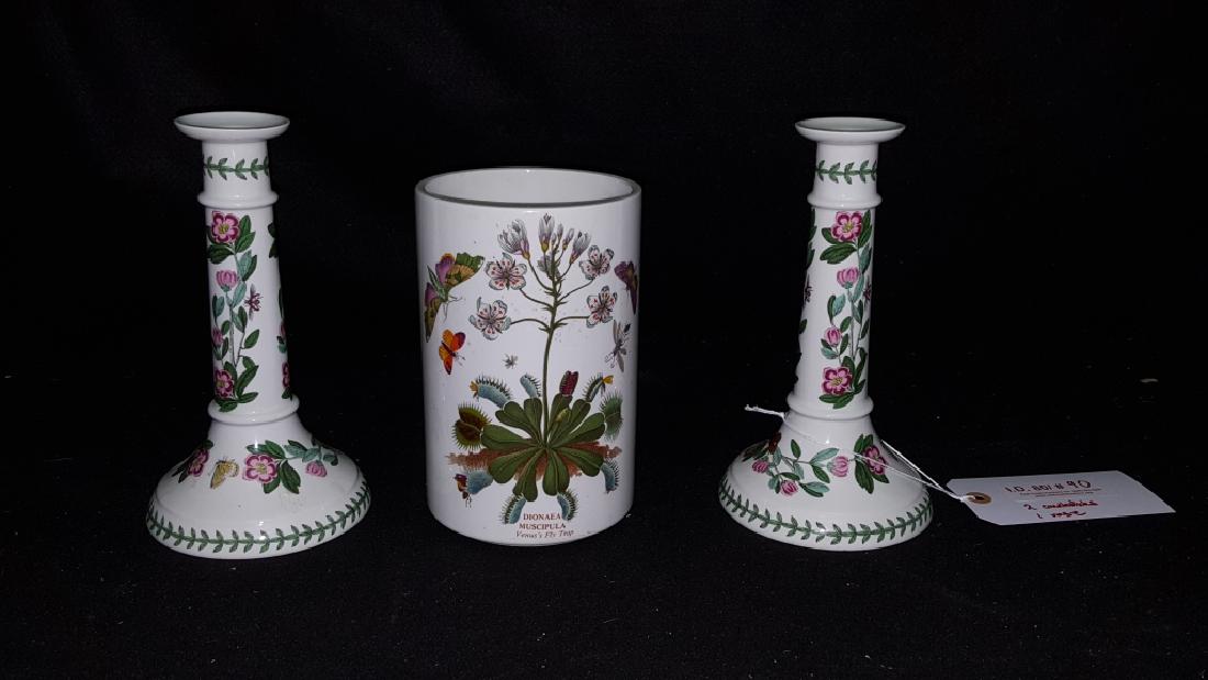 Portmeirion Botanic Garden Candlesticks & Vase (1 of 3)